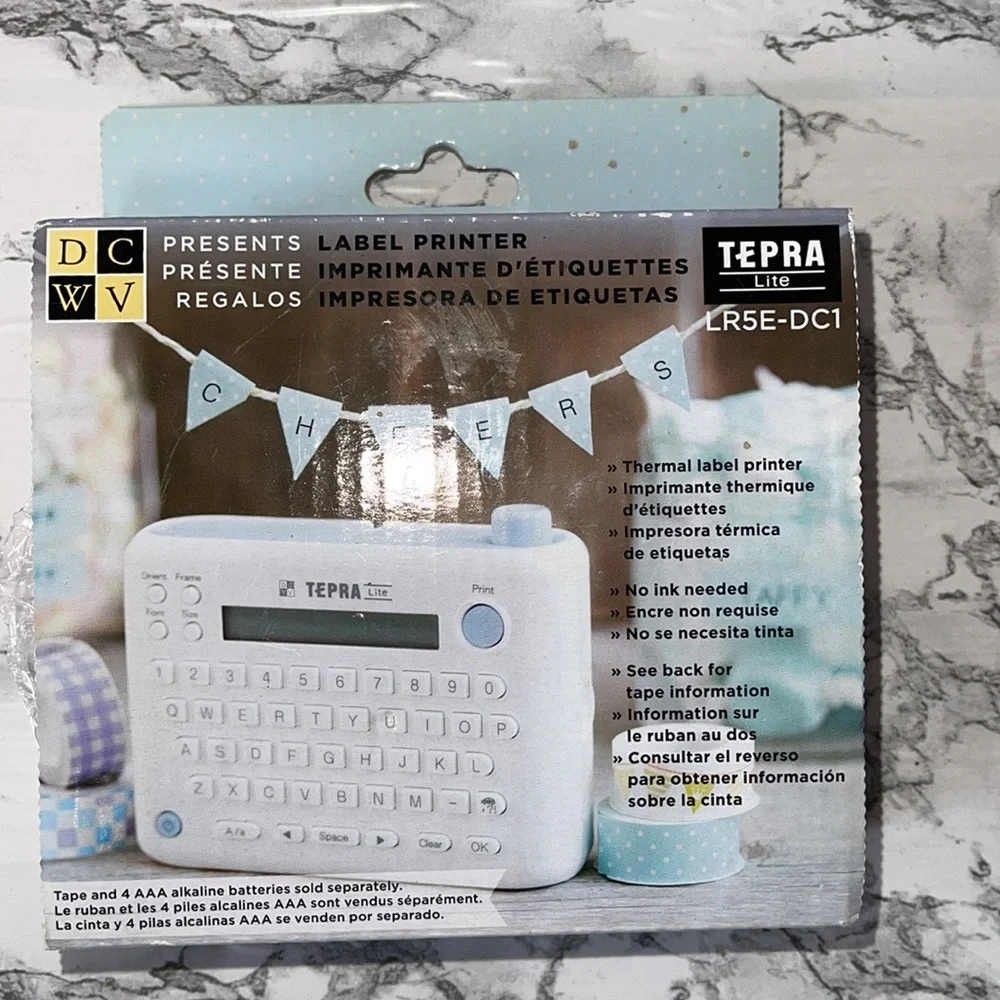 CDCWV TEPRA LITE LR5E-DC1 LABEL PRINTER